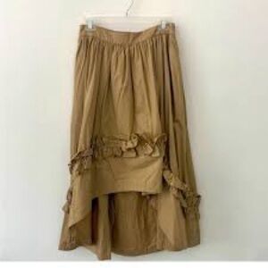 Farrow High-Low Tan Skirt